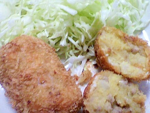 カレー粉で・カレーポテトコロッケ